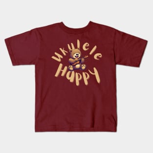 Ukulele Happy Kids T-Shirt